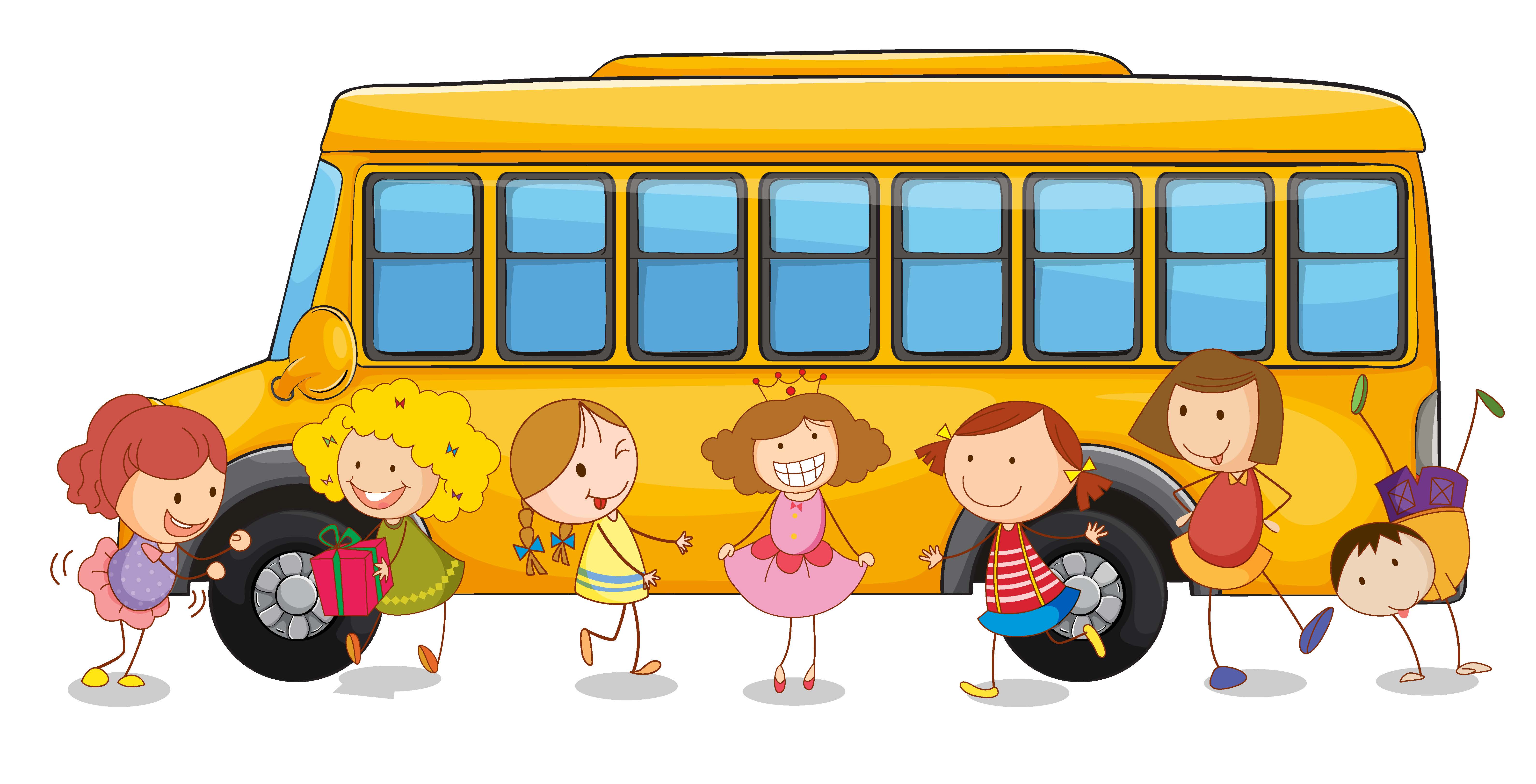 Пассажиры на автобус дошкольникам